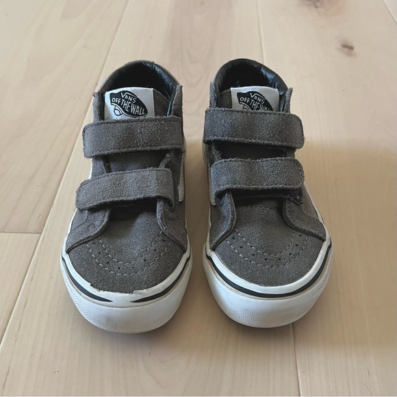 Vans Kids Gray High-Top Sneakers - Picture 4 of 11